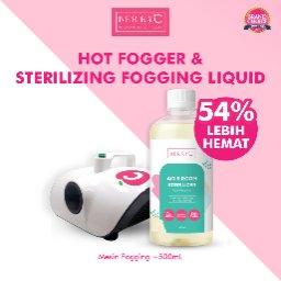 Mesin + Disinfektan Liquid Fogging